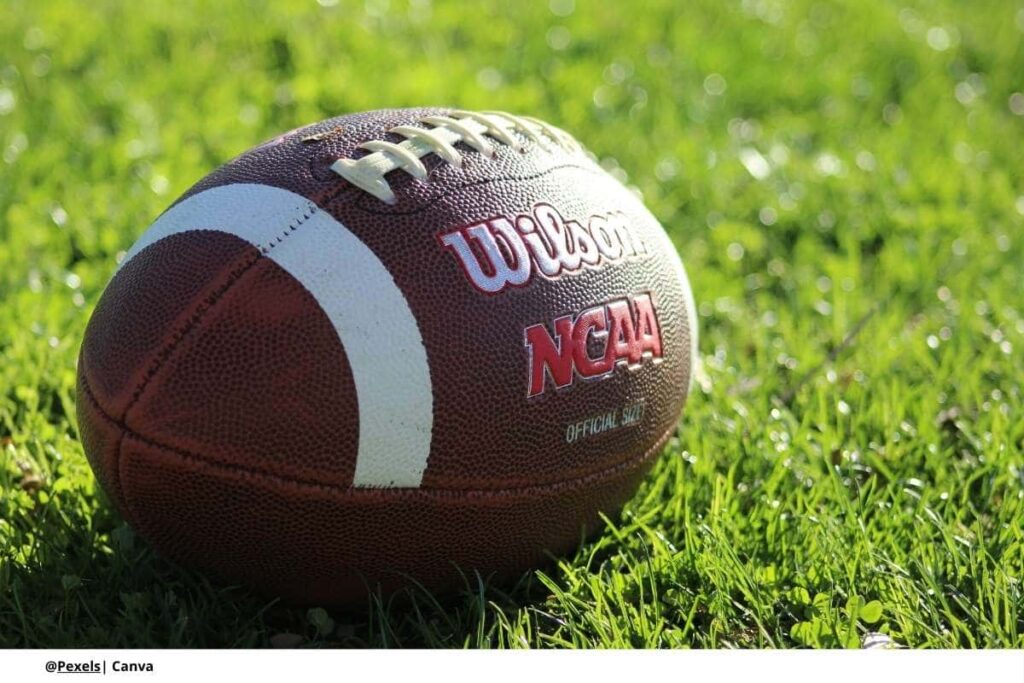 balón de fútbol americano y sus partes